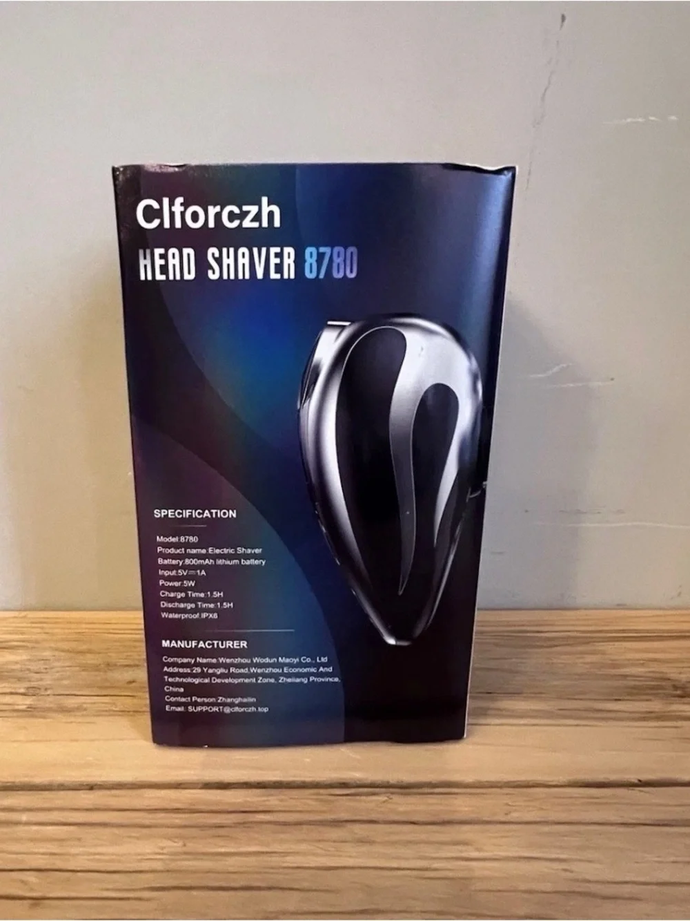 Clforczh 7-Head Rotary Head Shaver 8780 Wet/Dry Waterproof USB Charging for Men